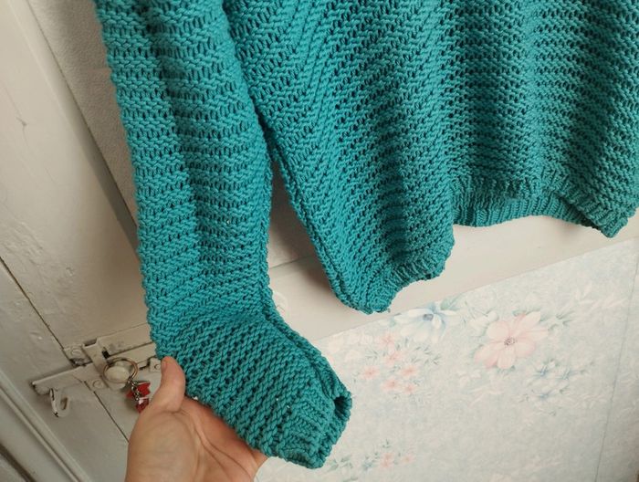 Haut crochet ajouré taille 46 48 - photo numéro 4