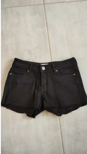 Short  en  jeans noir  taille  36 cimarron