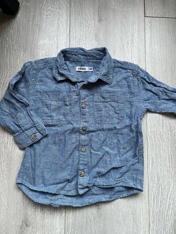 Chemise manches longues Gémo - Style Denim / Chambray - 18 mois