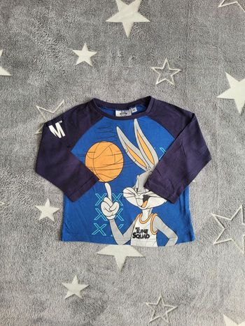 T-shirt space jam bugs bunny 3 ans