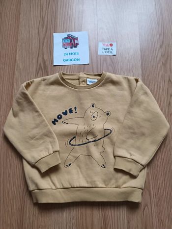 Pull 24 mois tape a l oeil