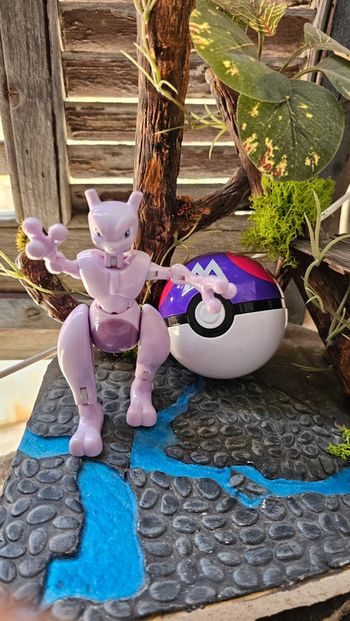Super figurine Pokemon pliable en boule Mewtwo