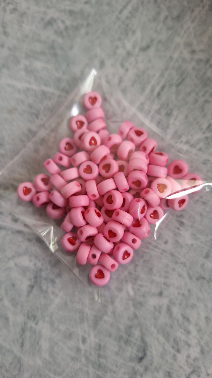 Perles coeurs