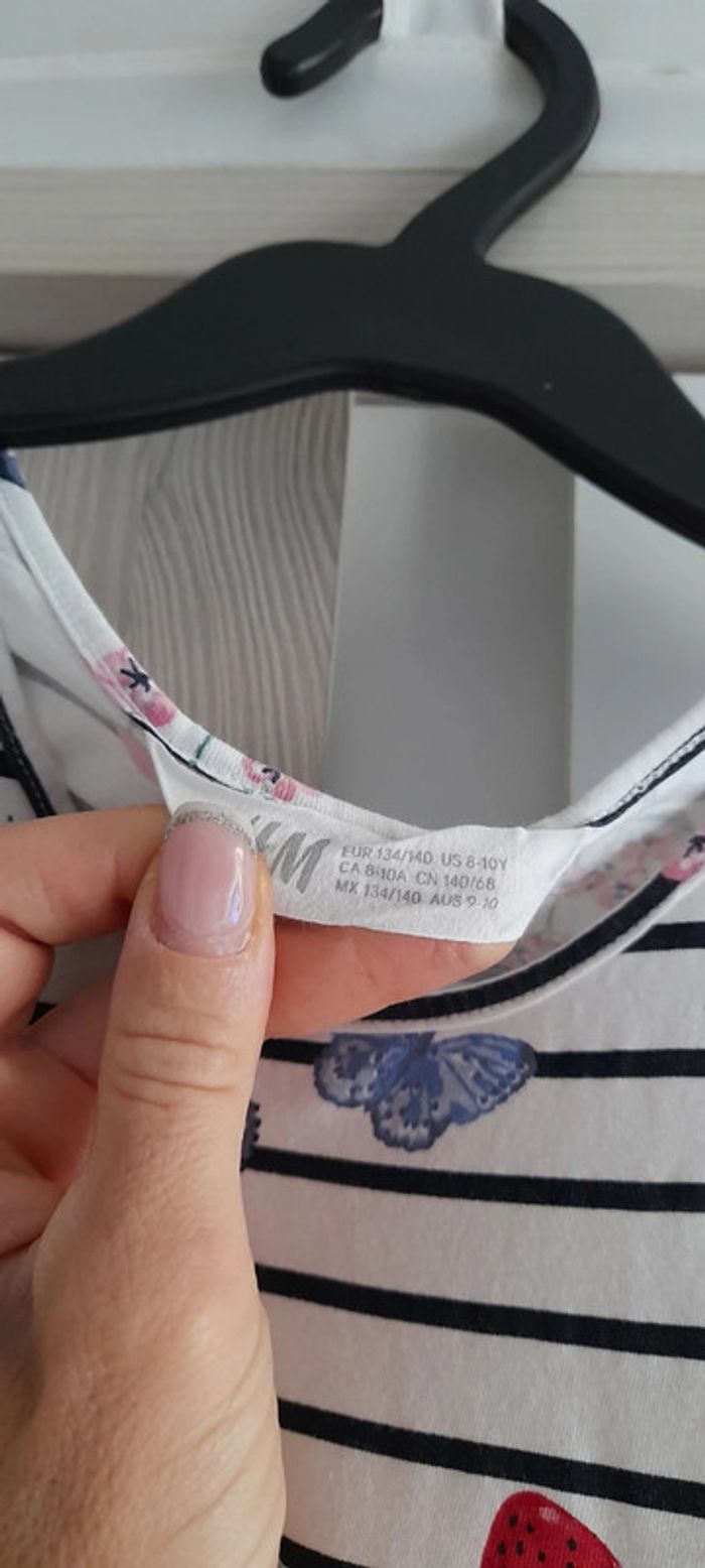 Robe marinière H&M 8 / 10 ans - photo numéro 2