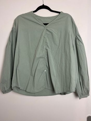 Blouse vert d’eau