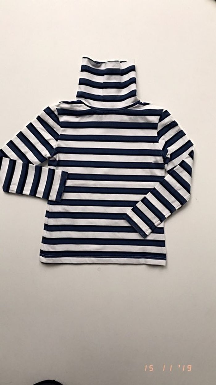 Sous-pull marinière 4-5 ans fille