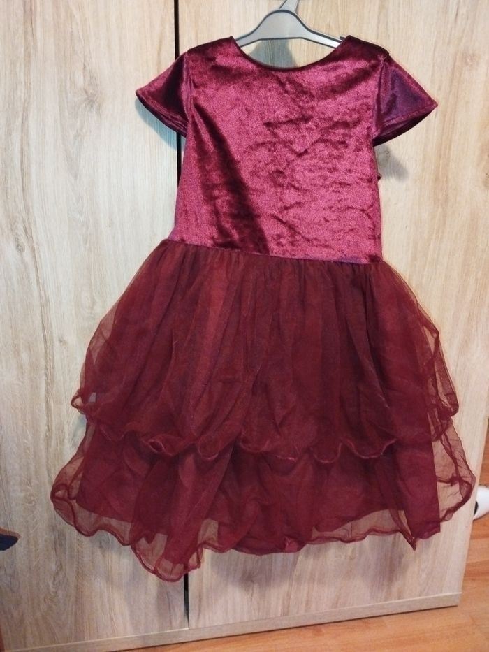 Robe fille bordeaux 5ans - photo numéro 2