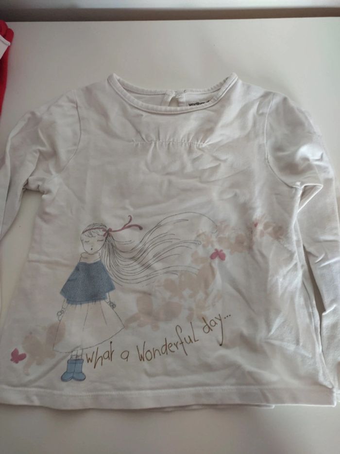 Lot de 10 t-shirt manches longues 4 ans - photo numéro 5