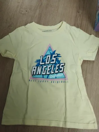 Tee shirt jaune manches courtes Primark 6 ans