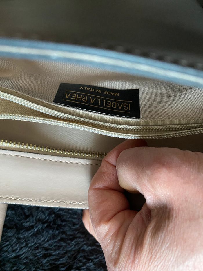 Sac à main en cuir Isabella Rhea - photo numéro 6