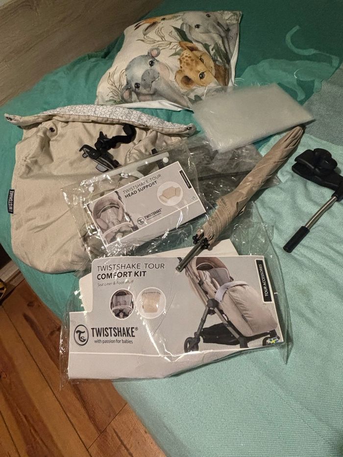 Poussette Twistshake tour beige toute option - photo numéro 10