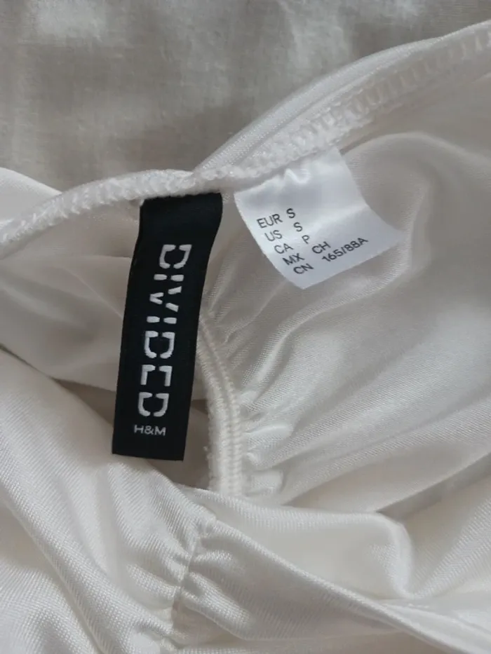 Robe écru Taille S H&M épaules dénudées - photo numéro 3