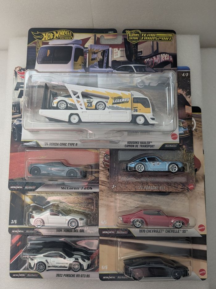 Hot Wheels Fast & Furious - Pop Premium Car Culture - Team Transport - Silver Series 1/64