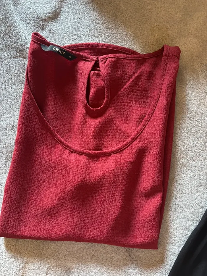 Débardeur fluide rouge