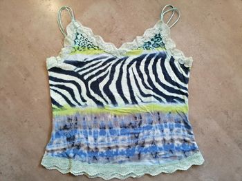 Débardeur multicolore Taille unique