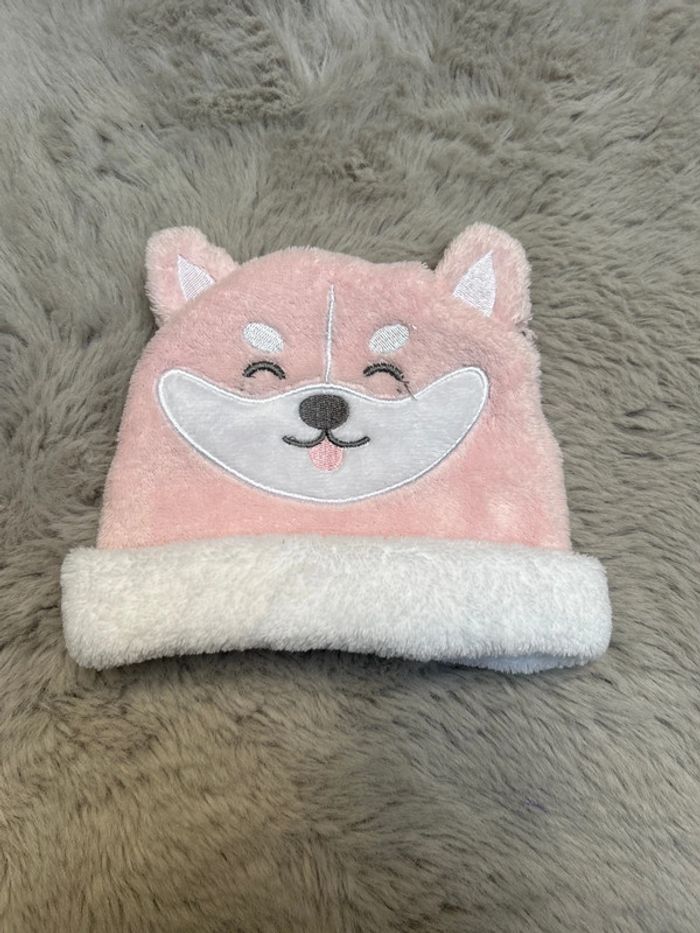Bonnet polaire rose