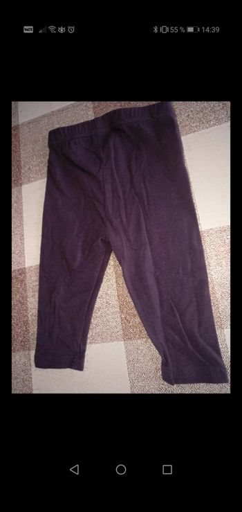 Legging violet 6 mois