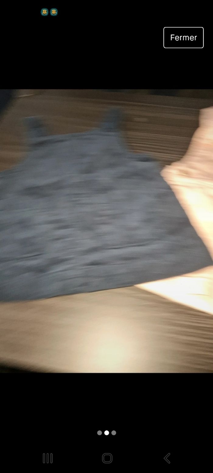 Robe salopette fille taille 62 - photo numéro 3