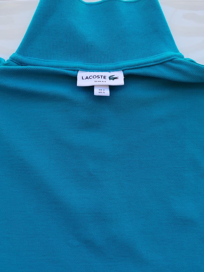 Polo Lacoste original L12.12 slim fit taille S - photo numéro 3