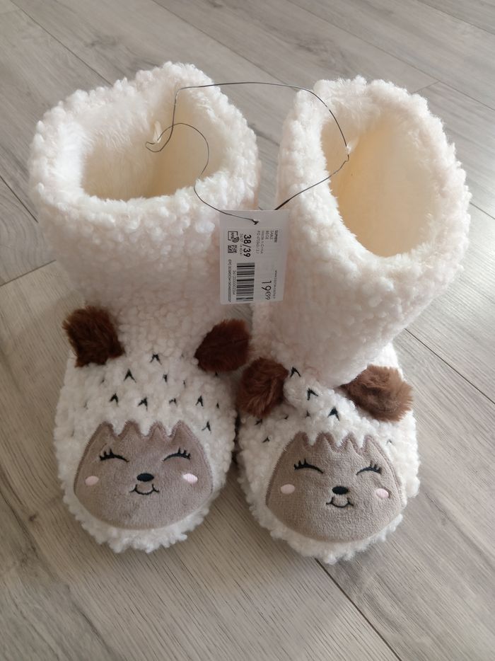 Chaussons fourrés taille 38/39