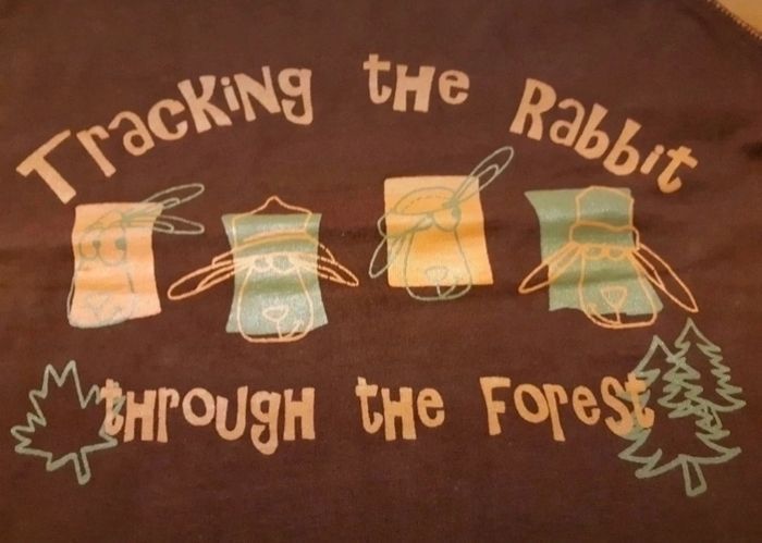 🍊 T-shirt bordeaux/orange (grand 2 ans) 🍊 - photo numéro 2