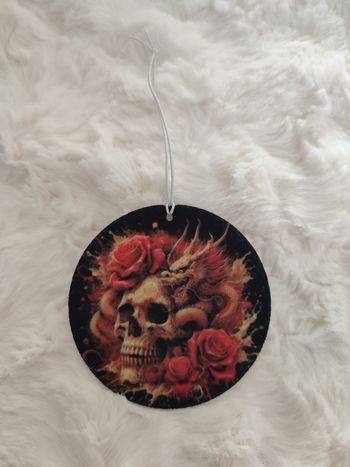 Désodorisants pour voiture ou autre 9cm tête de mort à parfumer