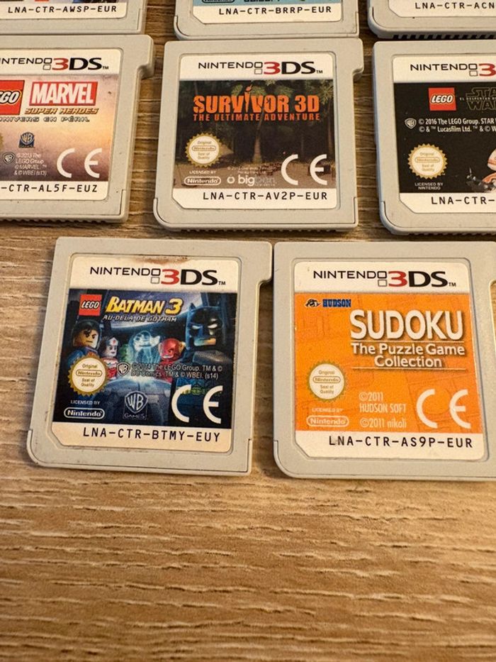 Lot de 8 jeux nintendo 3ds - photo numéro 2