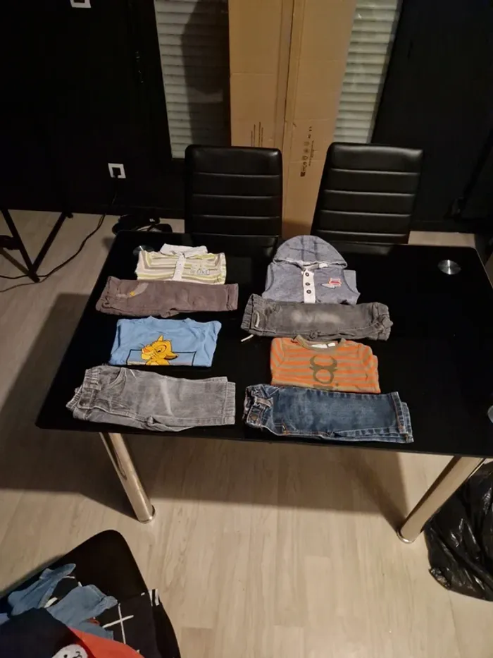 Lot 8 pièces vêtements garçon 6 mois