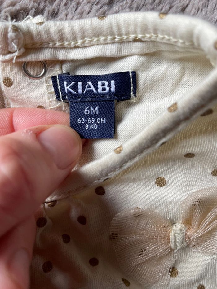 T-shirt 6 mois kiabi - photo numéro 2