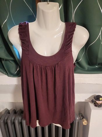 Débardeur femme in extenso taille l bordeaux
