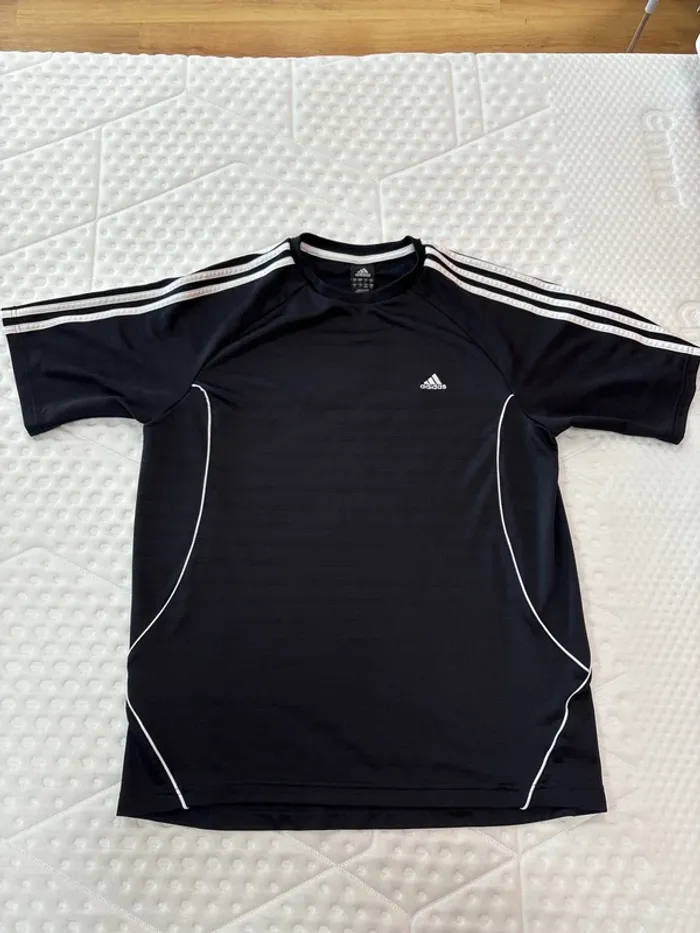 Maillot de sport pour homme Adidas taille L noir
