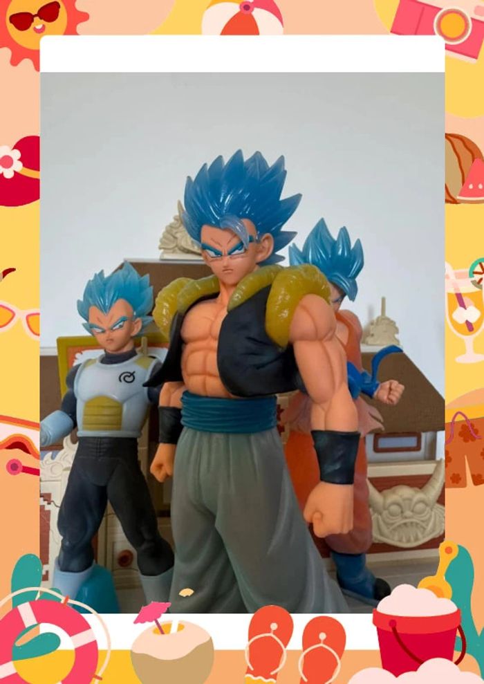 Lot 3 figurines clear rise goku, végéta et Gogeta. - photo numéro 7