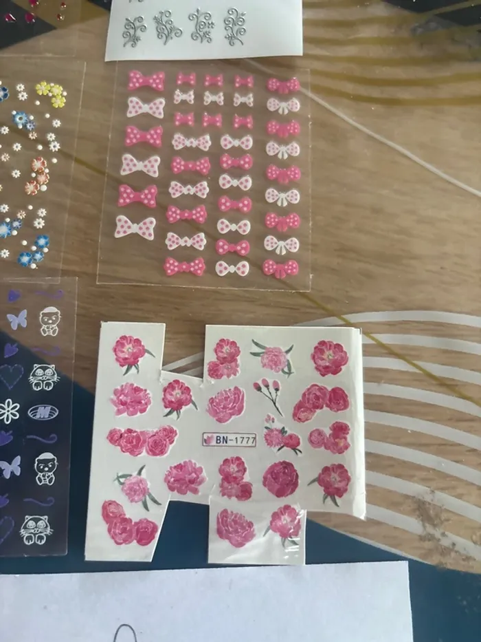 Lots de stickers pour ongles - photo numéro 2