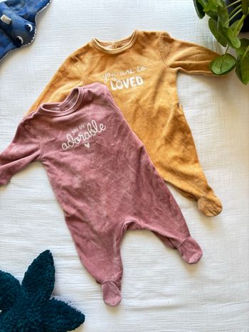 Lot de 2 pyjamas bébé 