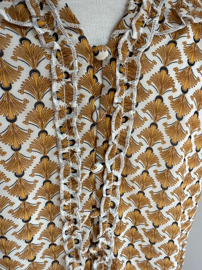 Superbe blouse fluide fleurie Majolica 🌸 M 38 - photo numéro 8