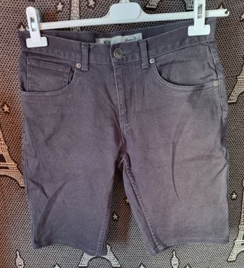 Bermuda gris en jean taille w30