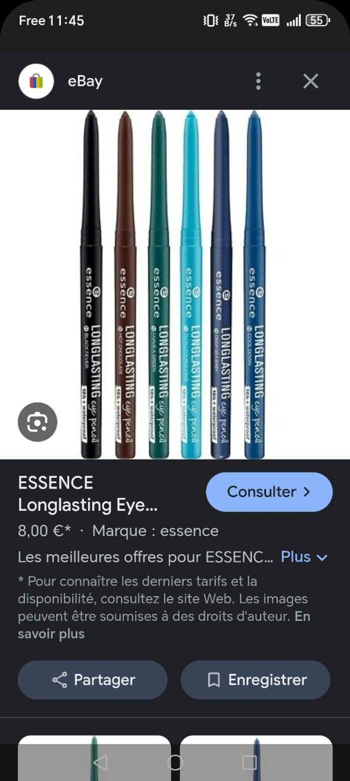 Crayon neuf SMOKEY CRYSTAL WATERPROOF - photo numéro 7