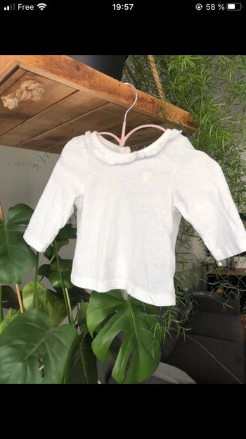 Tee shirt longue manche tape à l œil