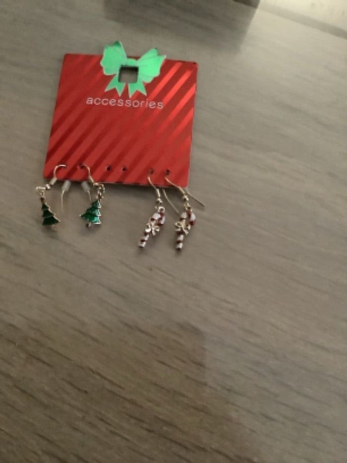 Boucles oreilles Noël