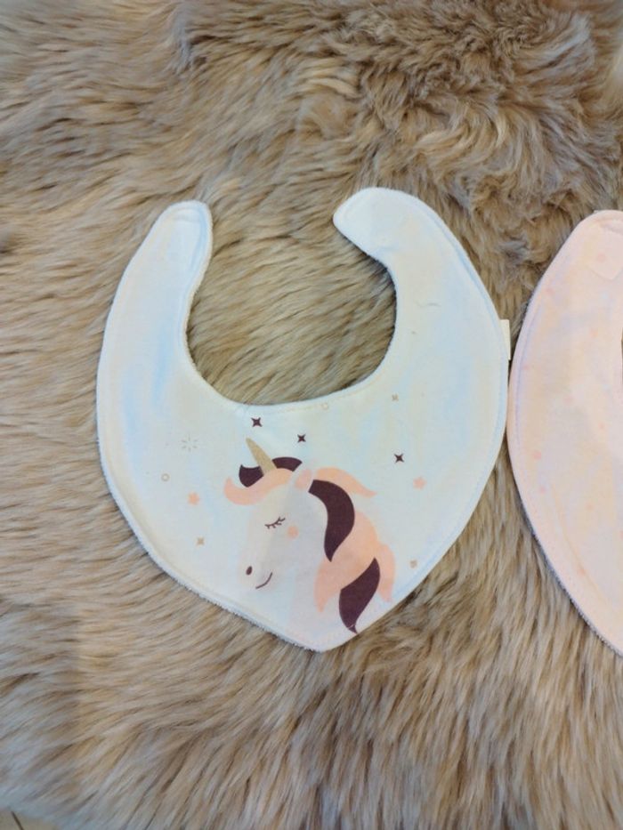 Lot bavoirs bandana - photo numéro 2