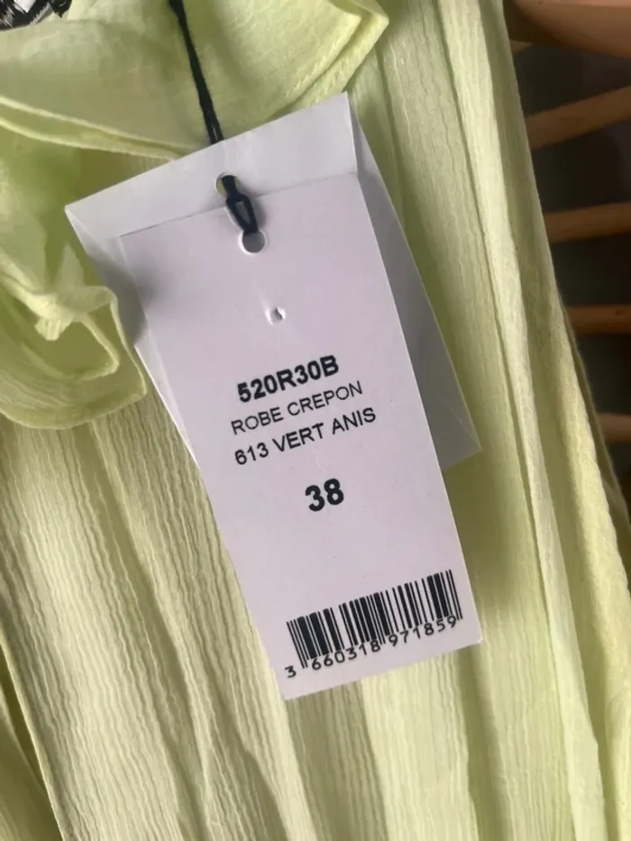 Magnifique robe été Carven modèle Crepon taille 38 neuve avec étiquette - photo numéro 7