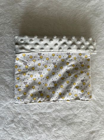 Snoods gris clair ballon rond et cœur