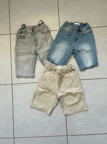 Lot 3 shorts 7 ans