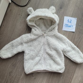 Veste polaire douce 12 mois