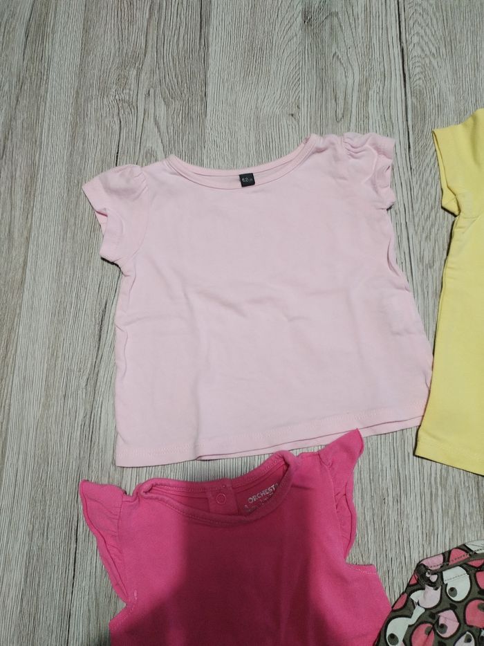 Lot de 4 t-shirts été 3 mois fille - photo numéro 6