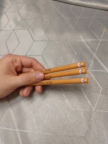 Lot de 3 stylos à encre effaçable Legami - Chien roux