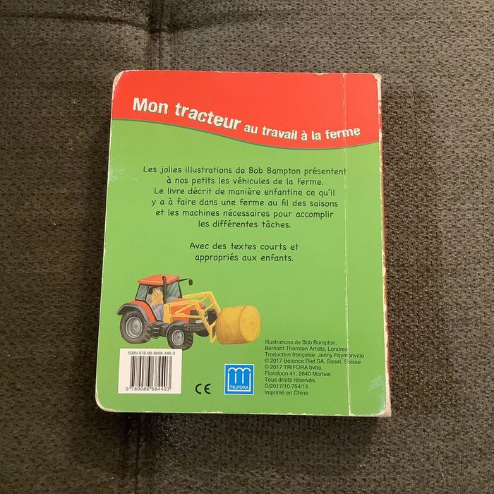 Livre Mon tracteur au travail à la ferme - photo numéro 2
