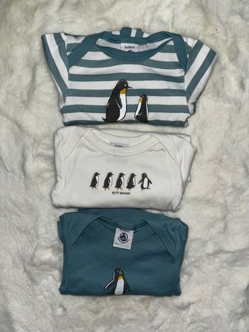 Lot de body Petit Bateau