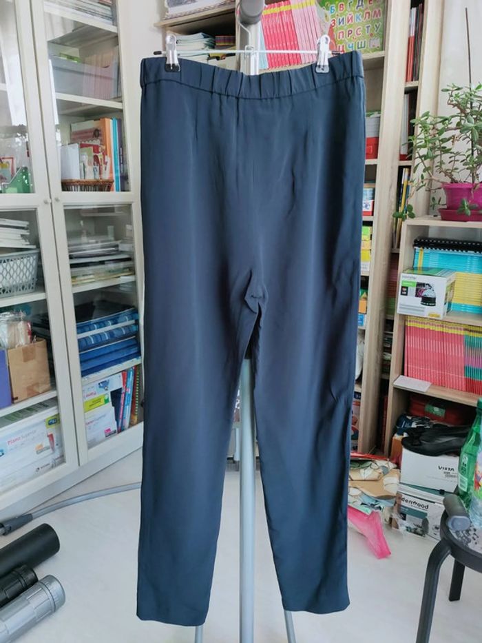 Pantalon Caroll Bleu Marine Taille 36 – 100% Viscose, Confort et Élégance ! - photo numéro 2