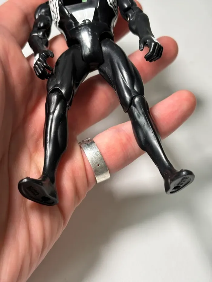 Figurine action figure vintage Spider-Man Animated Series Symbiote Toybiz - photo numéro 4